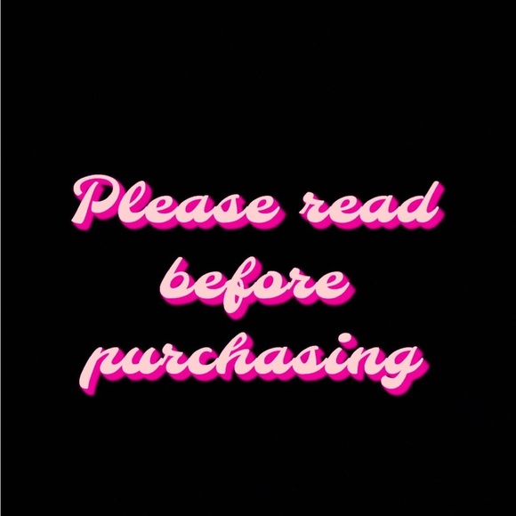 PLEASE READ BEFORE PURCHASING - Picture 1 of 1